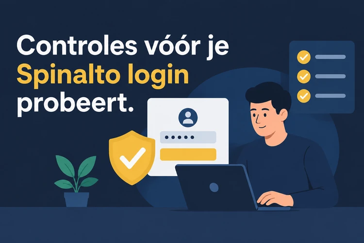 Controles vóór je Spinalto login probeert