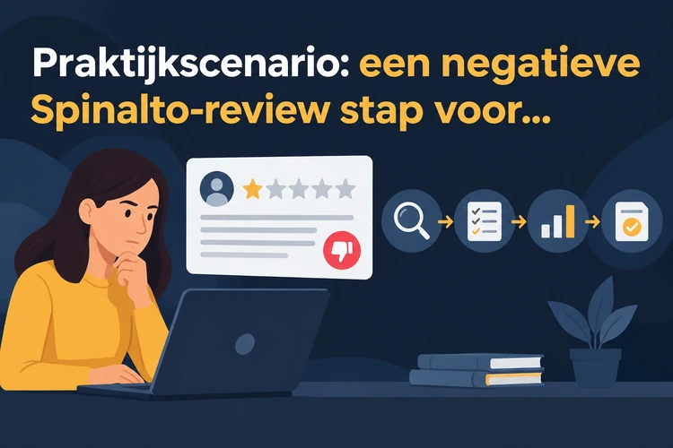 Praktijkscenario: een negatieve Spinalto-review stap voor stap beoordelen